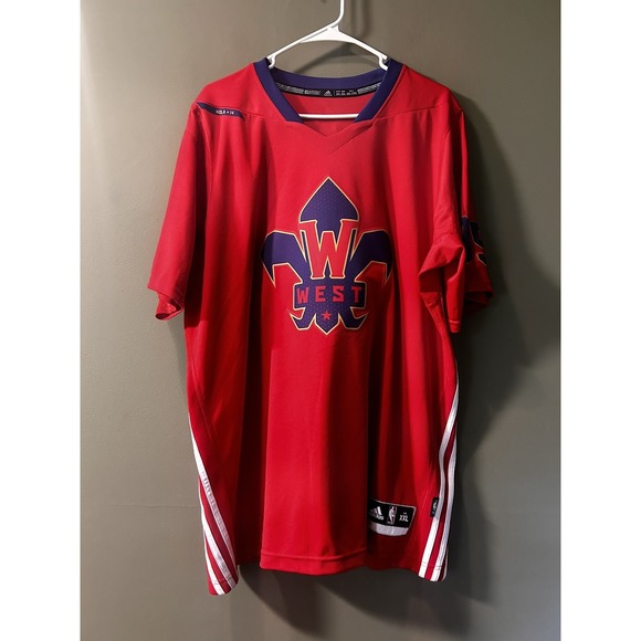 Kevin Durant 2014 NBA All Star Adidas Jersey Swingman NOLA Sleeve Sewn Mens 2XL
